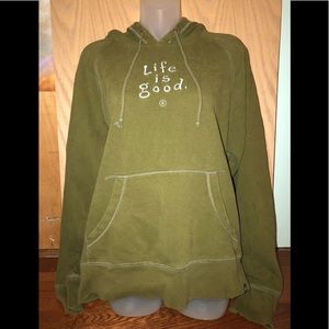 Life is Good Hoodie (Green)